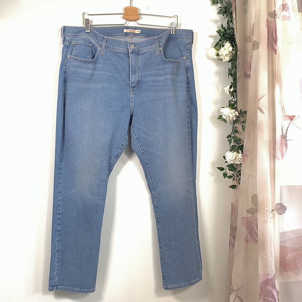 Women's Levi's Plus 311 Shaping Skinny Jeans Size 20Wx26 Light Wash Streetwear